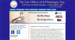 Desktop Screenshot of jefhenninger.com